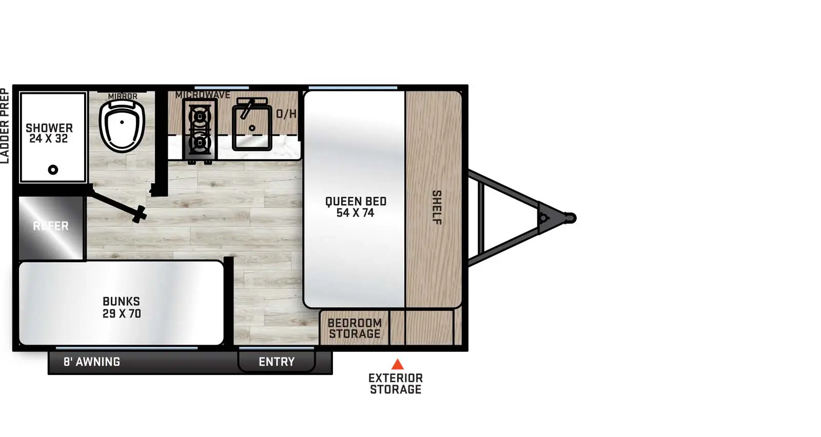 134BHX Floorplan Image
